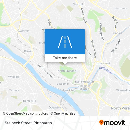 Mapa de Steibeck Street