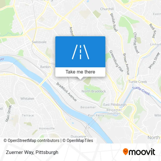 Zuerner Way map