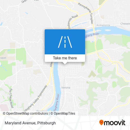 Mapa de Maryland Avenue