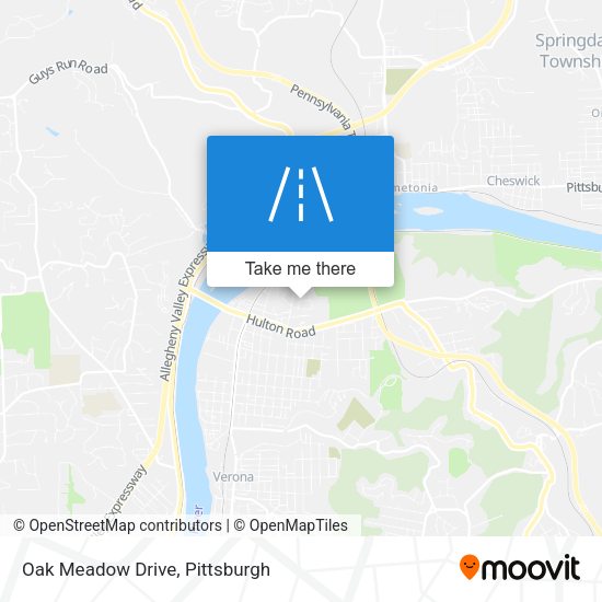 Mapa de Oak Meadow Drive