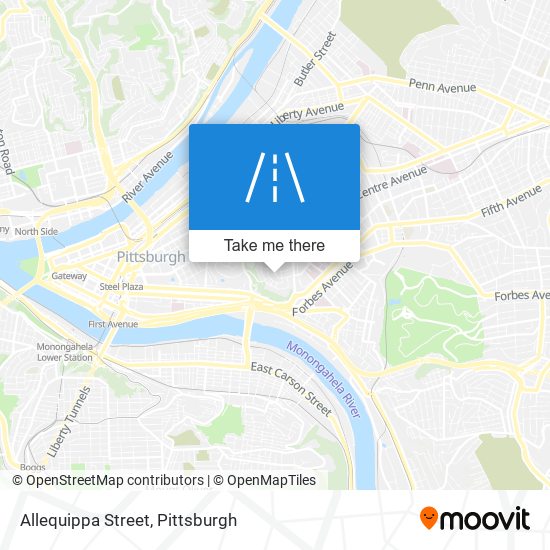 Allequippa Street map