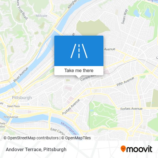 Andover Terrace map