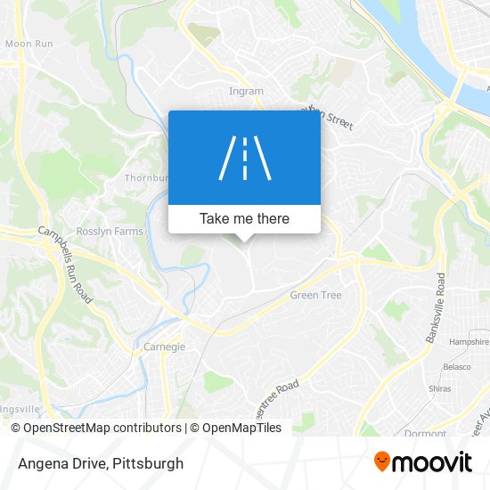 Angena Drive map