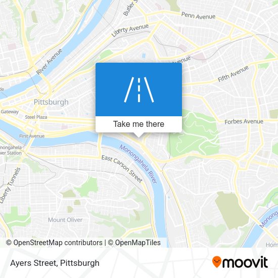 Mapa de Ayers Street