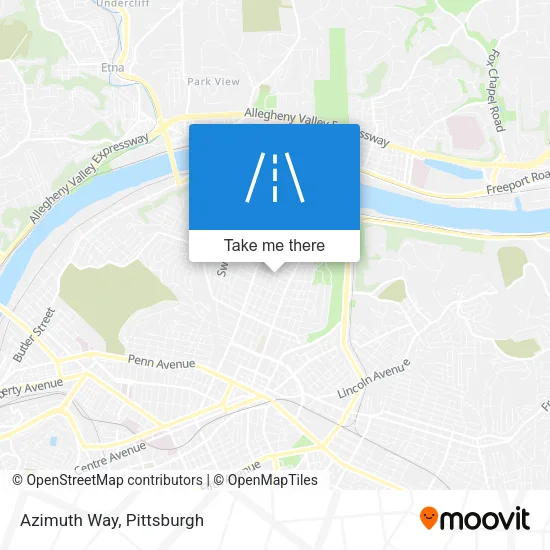 Azimuth Way map