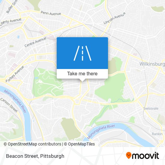 Beacon Street map