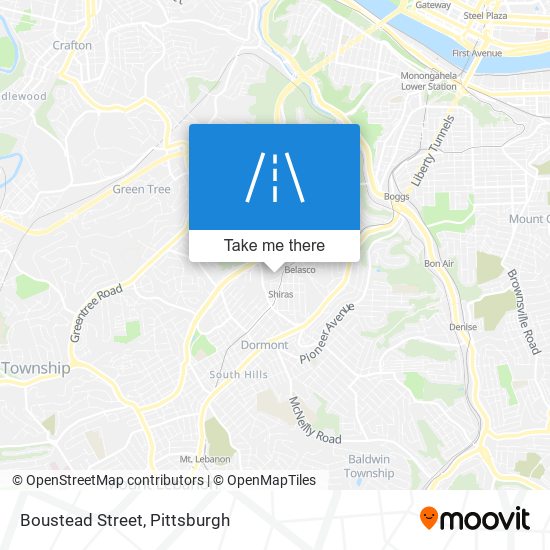 Boustead Street map