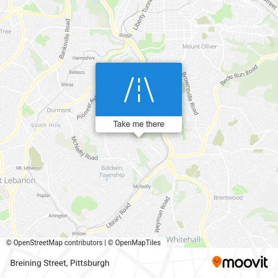 Breining Street map
