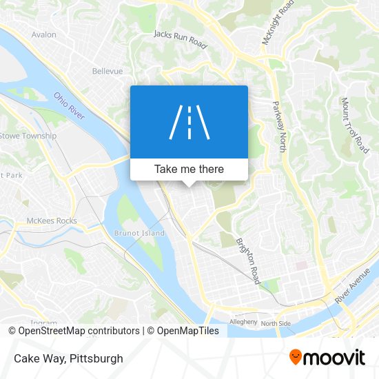Mapa de Cake Way