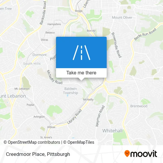 Creedmoor Place map