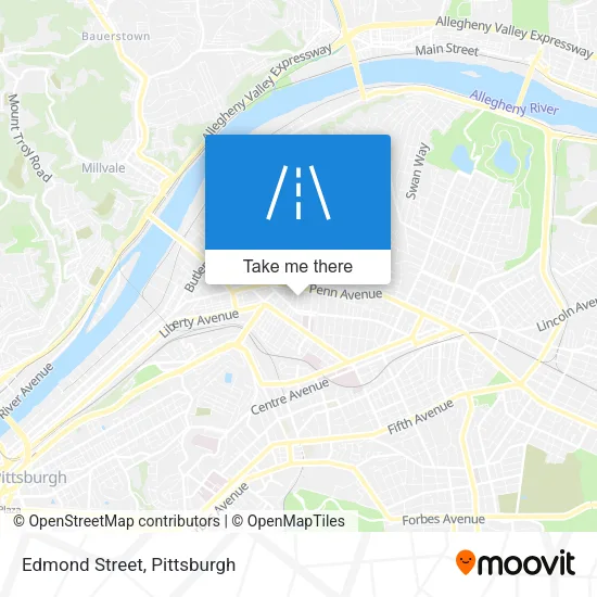 Edmond Street map
