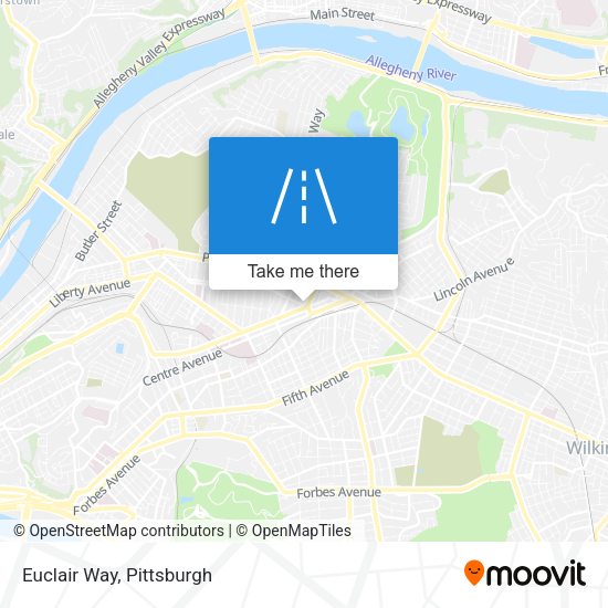 Mapa de Euclair Way