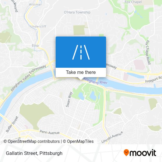 Mapa de Gallatin Street