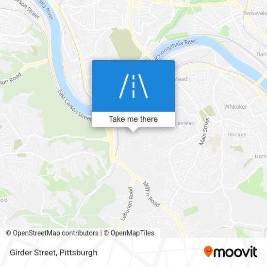 Mapa de Girder Street