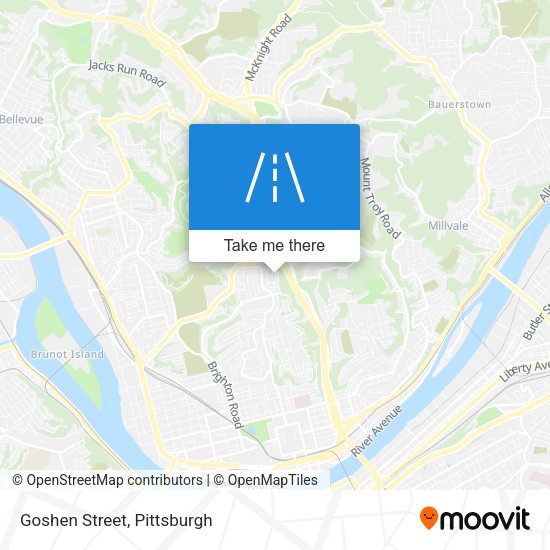 Mapa de Goshen Street