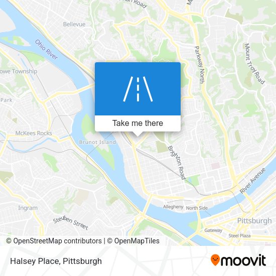 Mapa de Halsey Place