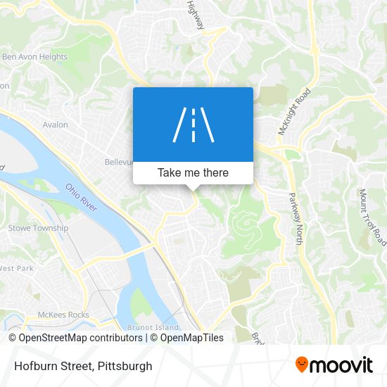Mapa de Hofburn Street