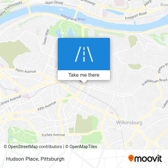 Mapa de Hudson Place