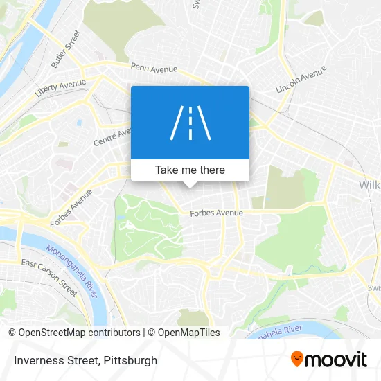 Inverness Street map