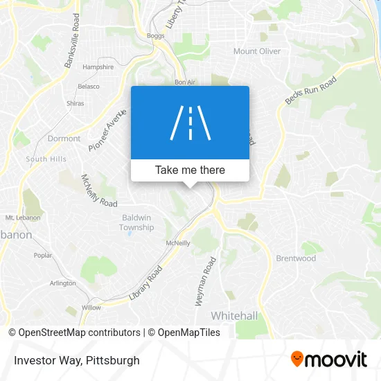 Investor Way map