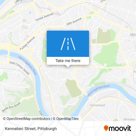 Mapa de Kennebec Street