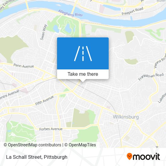 Mapa de La Schall Street