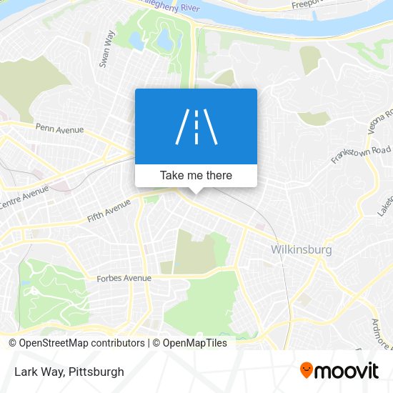 Mapa de Lark Way