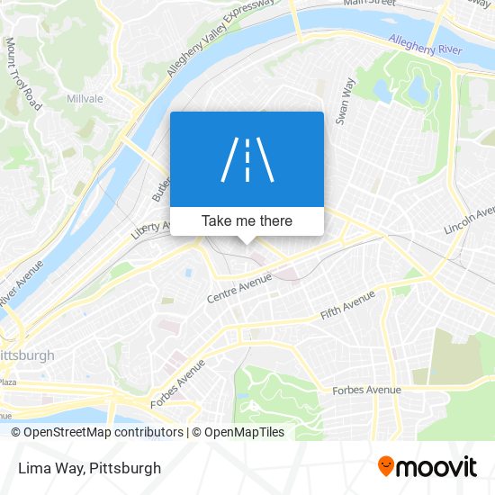 Lima Way map