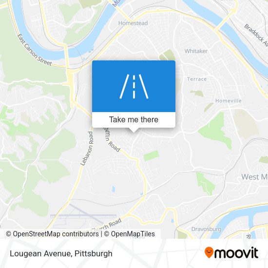 Mapa de Lougean Avenue