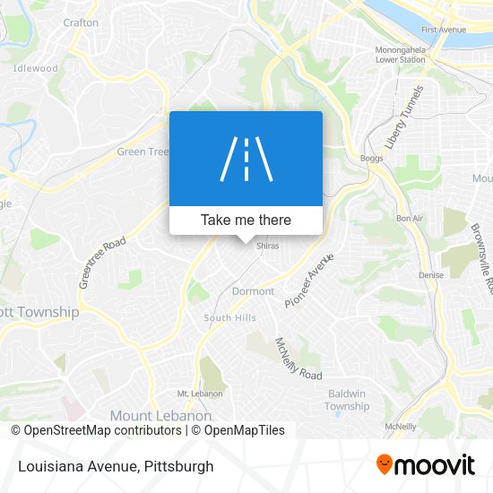 Louisiana Avenue map