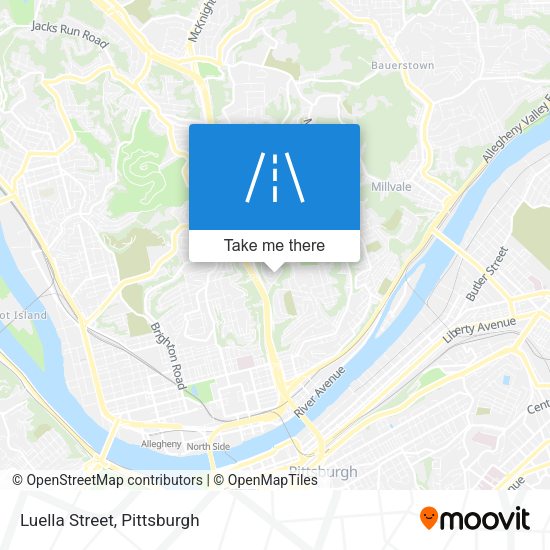 Luella Street map
