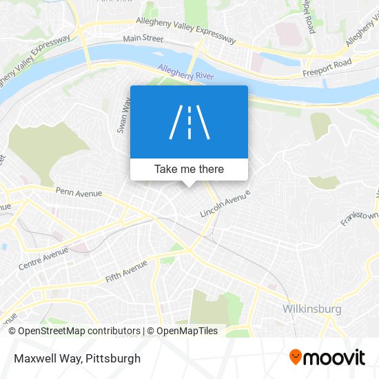 Maxwell Way map