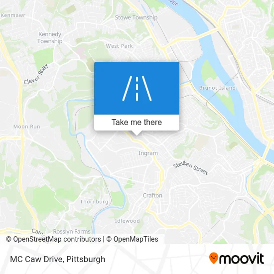 MC Caw Drive map