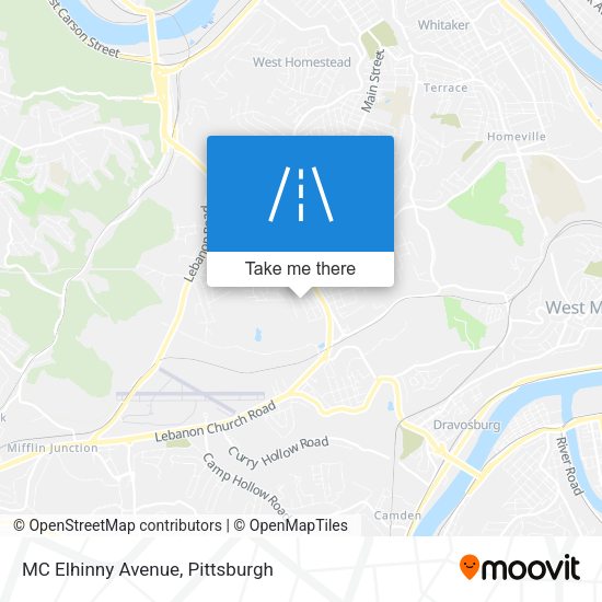MC Elhinny Avenue map