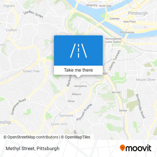 Mapa de Methyl Street