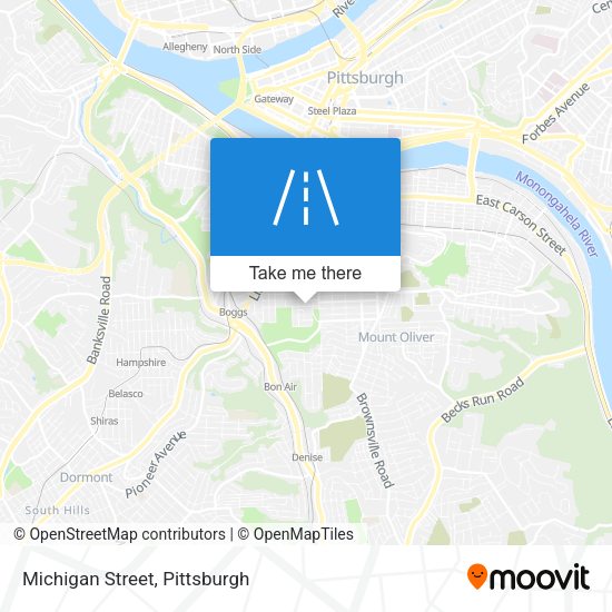 Mapa de Michigan Street