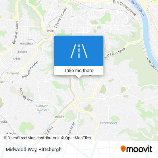 Mapa de Midwood Way