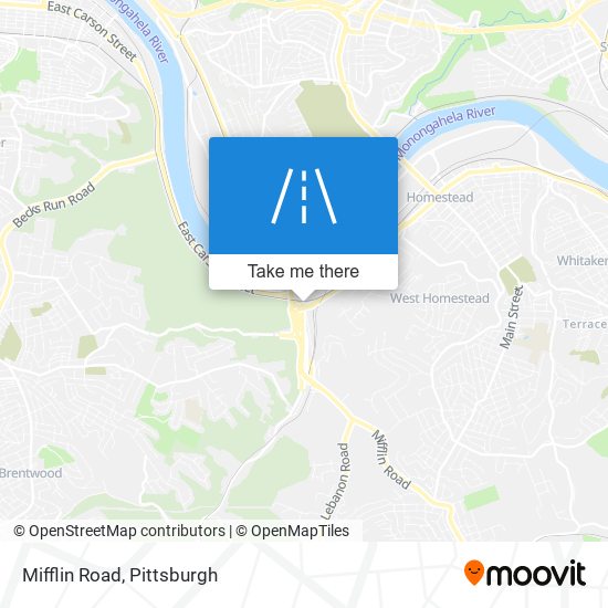 Mifflin Road map