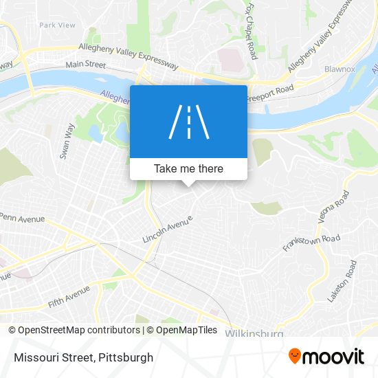 Mapa de Missouri Street