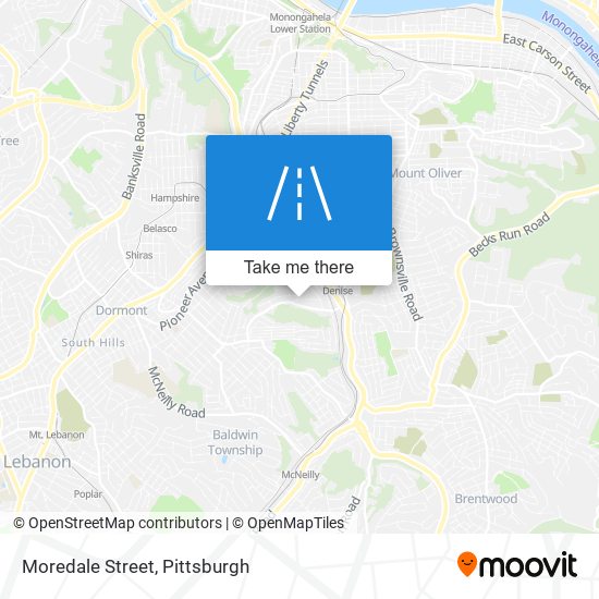 Moredale Street map