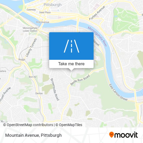 Mapa de Mountain Avenue