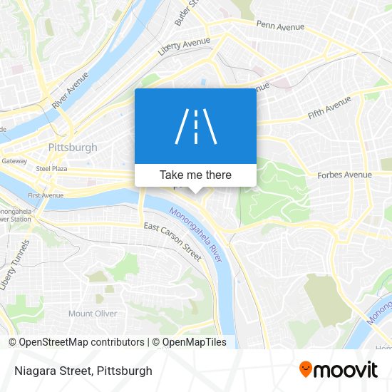 Mapa de Niagara Street