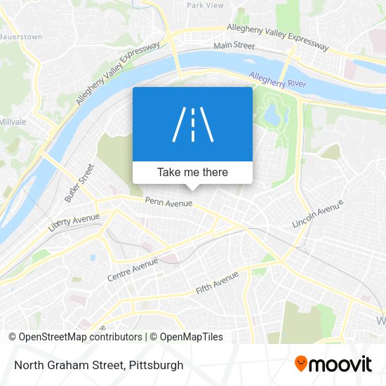 North Graham Street map
