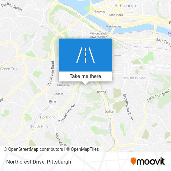 Northcrest Drive map