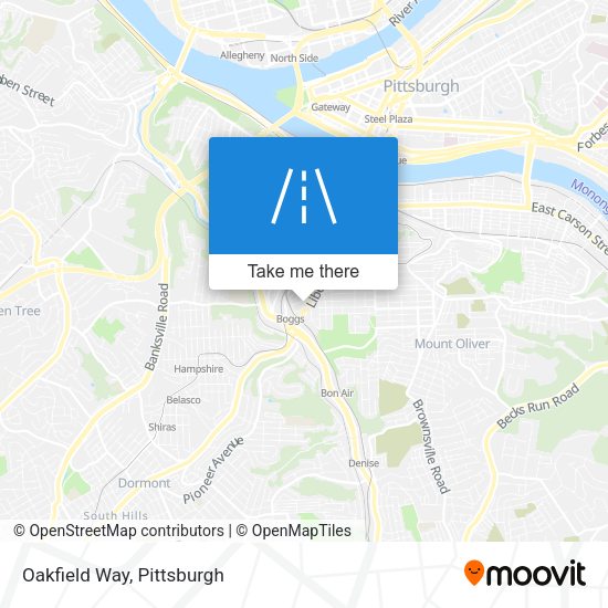 Mapa de Oakfield Way