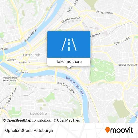 Mapa de Ophelia Street