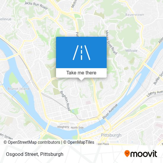 Mapa de Osgood Street