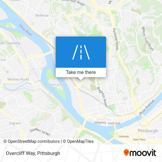 Mapa de Overcliff Way