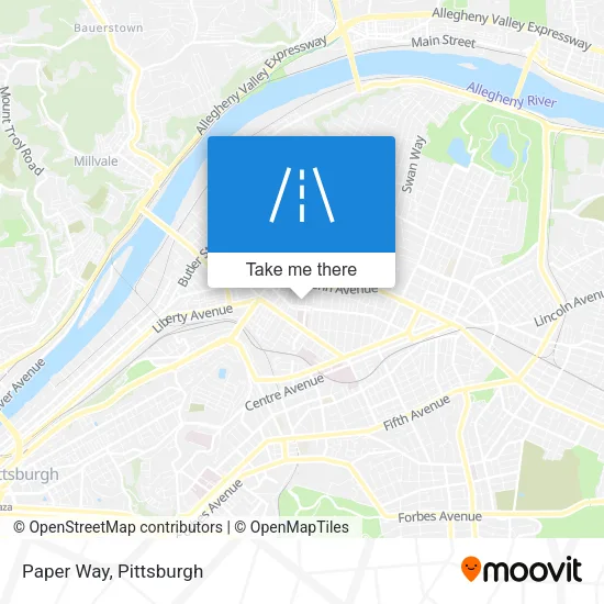 Paper Way map