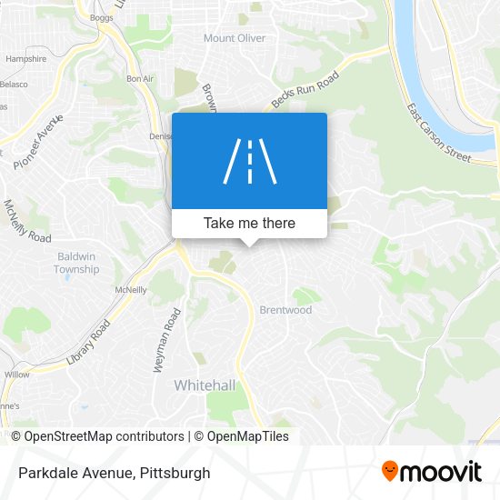 Mapa de Parkdale Avenue